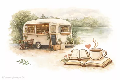Caravane Librairie Gourmande et Solidaire itinérante