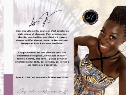 - Lyna K – De la mémoire au tissu, du rêve à la forme