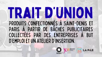 Trait d'Union joyeux pour upcycler les tissus urbains