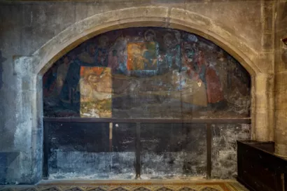 Restaurer la peinture murale la Mise au tombeau à Metz