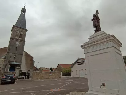 Restaurer le mur de la place de l'église à Épeugney